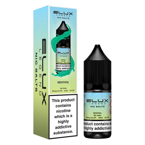 Elux Nic Salt (Legend Salts) E-Liquids - Menthol - 10mg